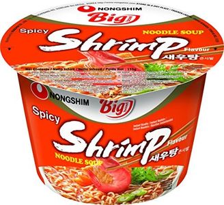 Nong Shim Fideos Instantáneos en Vaso, Sabor Gamba - 16 Unidades