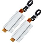 2PCS PTC Heating Element AC/DC 110V 60C Insulated Constant Temperature Ceramic Thermostatic Heaters Plate Aluminum Shell Miniature Heating Tools 2.36x1.10in, PTCYIDU