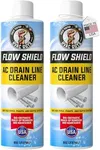 AC Drain Line Cleaner 2 Pack | Prevent Buildup and Overflow | 8oz - Up to 3 Months of Protection | Fast Acting & Long Lasting Bio-Enzymatic Formula