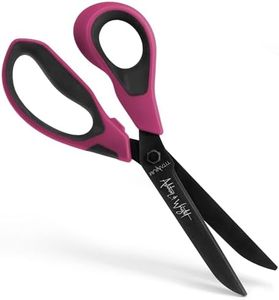 Ashton and Wright - Titanium HD - Heavy Duty Scissors for Office, Home, Kitchen, and Craft - 210mm / 8” - Titanium Coated Blades (Purple, Left Handed)