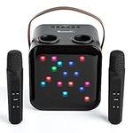 Karaoke Machine & Portable Speaker with Wireless Microphones & Lights. Mr Entertainer Nano