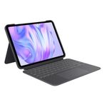 Logitech Combo Touch iPad Pro 11-inch (M4 & M5)(2024 & 2025) Keyboard Case - Detachable Backlit Keyboard with Kickstand, Comfortable Typing, Multi-use Mode - Midnight Black