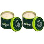 Murphy's Naturals Mosquito Repellent Candle | DEET Free | Made with Plant Based Essential Oils and a Soy/Beeswax Blend | 30 Hour Burn Time | 9oz | 2 Pack