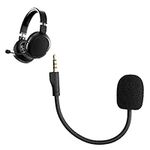 kwmobile Microphone Compatible with Steelseries Arctis 1 - Replacement Mic for Gaming Headphones - Black