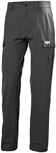 Helly Hansen Men's HH Quick Dry Cargo Pant, Ebony, US 34