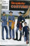 Simplicity Mens and Teens Civil War Costumes #7274
