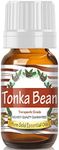 Pure Gold Essential Oils - Tonka Bean Absolute Essential Oil - 0.33 Fluid Ounces - Tonka Beans Oil - Tonka Essential Oil