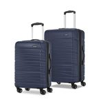 Samsonite Evolve Se Hardside Expandable Luggage with Double Spinner Wheels, Classic Navy, 2PC Set (CO/M), Evolve Se Hardside Expandable Luggage with Double Spinner Wheels