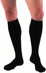 JOBST forMen Knee High 15-20 mmHg Compression Socks, Closed Toe, X-Large, Black