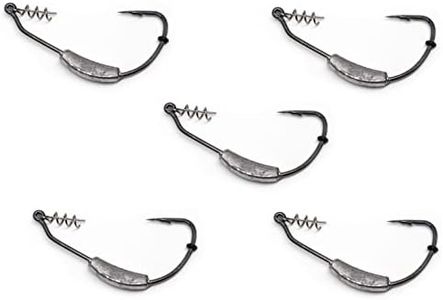 Harmony Fishing - Razor Series Weighted Swimbait Hooks (5 Pack) (3/16 oz (#4/0))