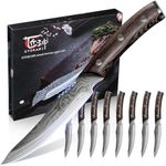 SYOKAMI Steak Knives Set of 8, 4.8 