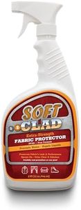 Extra Strength Fabric Protector Spray Prevents Stains and Repels Liquids. SoftClad Guards Furniture, Shoes, Carpet, Upholstery, Suede, Leather, Couch. Safe for Indoor Use. PFAS Free Formula 32oz