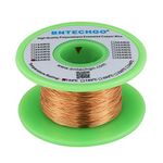 BNTECHGO 28 AWG Magnet Wire - Enameled Copper Wire - Enameled Magnet Winding Wire - 4 oz - 0.0122" Diameter 1 Spool Coil Natural Temperature Rating 155℃ Widely Used for Transformers Inductors