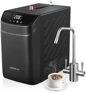 WINTEMP Instant Hot Water Dispenser, 3.4-Quart Stainless Steel Tank with Hot & Cold Under-Sink Faucet, Precise 113–208℉ Temp & WiFi Smart Control, Energy-Efficient for Home & Office, B32CU-FHCA