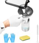 Sovol 3D Printer Stainless Steel Filter Funnel Resin Filter Cup for UV Resin, Double-Strainer Filter Metal Resin for 3D Printing Liquid, Photosensitive Resin Metal Recycle Filter for SLA/DLP/LCD
