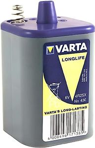 Varta - 4 r 25 x 7500mAh varta (430) 6V batterie blo lot 6 électronique