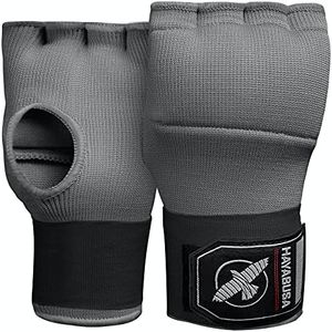 Hayabusa Quick Gel Boxing Hand Wrap Gloves - Grey, Large