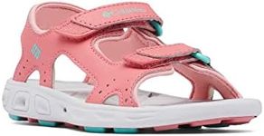 Columbia unisex child Techsun Vent Sport Sandal, Wild Salmon/Dolphin, 12 Little Kid US