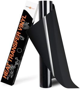 HTVRONT HTV Heat Transfer Vinyl Rolls - 12" x 8ft for Shirts, Iron on for Cricut & Cameo - Easy to Cut & Weed for Design