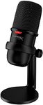 HyperX SoloCast – USB Condenser Gaming Microphone, for PC, PS4, and Mac, Tap-to-mute Sensor, Cardioid Polar Pattern, Streaming, Podcasts, Twitch, YouTube, Discord