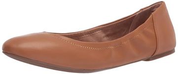 Amazon Essentials Women's Belice Ballet Flat, Camel, 5.5 UK Wide