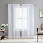 HLC.ME White Sheer Voile Window Tre