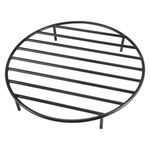 onlyfire Round Fire Pit Grate with 4 Legs for Outdoor Campfire Grill Cooking, 22 Inch