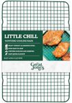 Great Jones Little Chill Wire Cooling Rack (Broccoli) | Nonstick Baking Rack, Heavy-Duty Aluminized Steel | Fits Quarter-Sheet Pans for Cooking and Baking | Oven-Safe 450°F, Dishwasher-Friendly