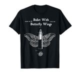 Bullet Butterfly Wings Alternative 90s Rock Music T-Shirt