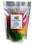 Nature's Bridge Tutti Frutti Multicolour Fresh Cherry Candies for Cakes, Cookies, Icecream Decoration Toppings & Chips (400 gm)