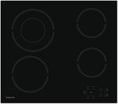 Hotpoint 4 Zone Crystal Finish CeramicTouch Control Hob in Black