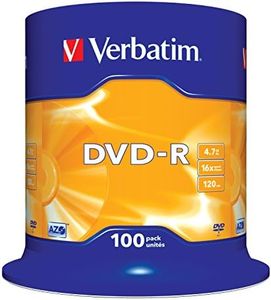 Verbatim DVD-R 16 x 4,7 GB TARRINA 100 piezas 43549 (4)