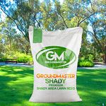 GroundMaster Shady Premium Dark Lawn Area Quality Grass Seed (1KG)