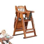Wood High Chair with Tray, Baby Hig