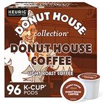 Donut House Collection Donut House Coffee, Light Roast Coffee, 96 Count