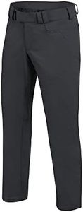 Helikon-Tex CTP Covert Tactical Pants for Men - Ripstop Mens Pants - Lightweight for Outdoors, Hiking, Law Enforcement, Work Pants, Black VersaStretch, Waist 40 Length 34, Urban Line