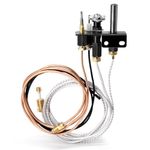 Criditpid 69L18 Pilot Assembly Propane Gas (LP) for Lennox Elite, IHP, Merit, Superior, Astria Direct Vent Fireplaces and Inserts, 69L1801, 108084-03 Pilot Assembly Replacement Parts with thermocouple