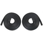 ECOTRIC Door Seals Rubber Weatherstrip Pair Set for 1973-1979 Ford Bronco F100 F150 F250 F350 Black