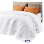 Bedsure California King Comforter Duvet Insert - Down Alternative White Comforter Cal King Size, Quilted All Season California King Duvet Insert with Corner Tabs