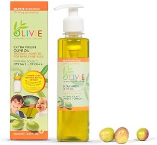 Colic Relief Drops for Newborns, Vegan Omega 3 Olive Oil Supplement for Infants, Babies, Toddlers, and Kids by OLIVIE | Organic Extra Virgin Olive Oil | 250 ml Pump Bottle