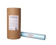 MELLOA Nappy bin refill liner compatible with: Tommee Tippee Sangenic Tec Twist and Click Spross Ubbi Magic and others models (Blue, 50m + Paper Tube)