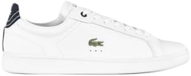 Lacoste Men's Carnaby Pro 223 1 AU SM Sneaker, White/Navy, 9 US