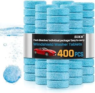 Sukh 400 Car Windshield Washer Tablets - Windshield Washer Fluid Wiper Fluid Tablet Concentrate Car Automotive Window Glass Cleaner Supplies