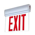 LFI Lights | Edge-Lit Red Exit Sign