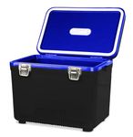 ENGEL Cooler Box 19qt (18 litres) Leak-Proof, Air Tight, Drybox Cooler for Camping, Fishing, Hiking, Small Hard Shell Lunchbox Cooler for Men & Women, 42 x 28.6 x 32.4 CM Small Cool Box