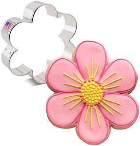 Scalloped Edge Flower Cookie Cutter 3.75" Made in USA by Ann Clark