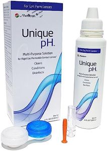 Box O' Mart Menicon Unique pH Multi-Purpose Solution 4 Oz and DMV Lens Remover, Bundle of 2 Items