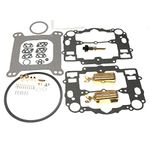 imUfer Carburetor Rebuild Kit for Edelbrock 1400 1404 1405 1406 1407 1409 1411 1477 (With 2 Brass Floats)