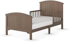 Child Craft Hampton Arch Top Toddler Bed for Kids with Guard Rails, Low to Ground Design, Made of Pinewood, Featuring Clean Lines to Match Any Décor (Dusty Heather)