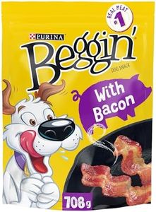 Beggin' Strips Dog Treats, Bacon - 708 g Pouch (1 Pack)